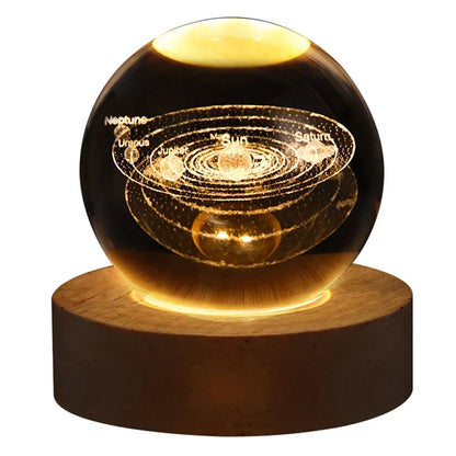 LED Night Light Crystal Ball