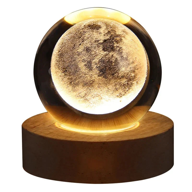 LED Night Light Crystal Ball