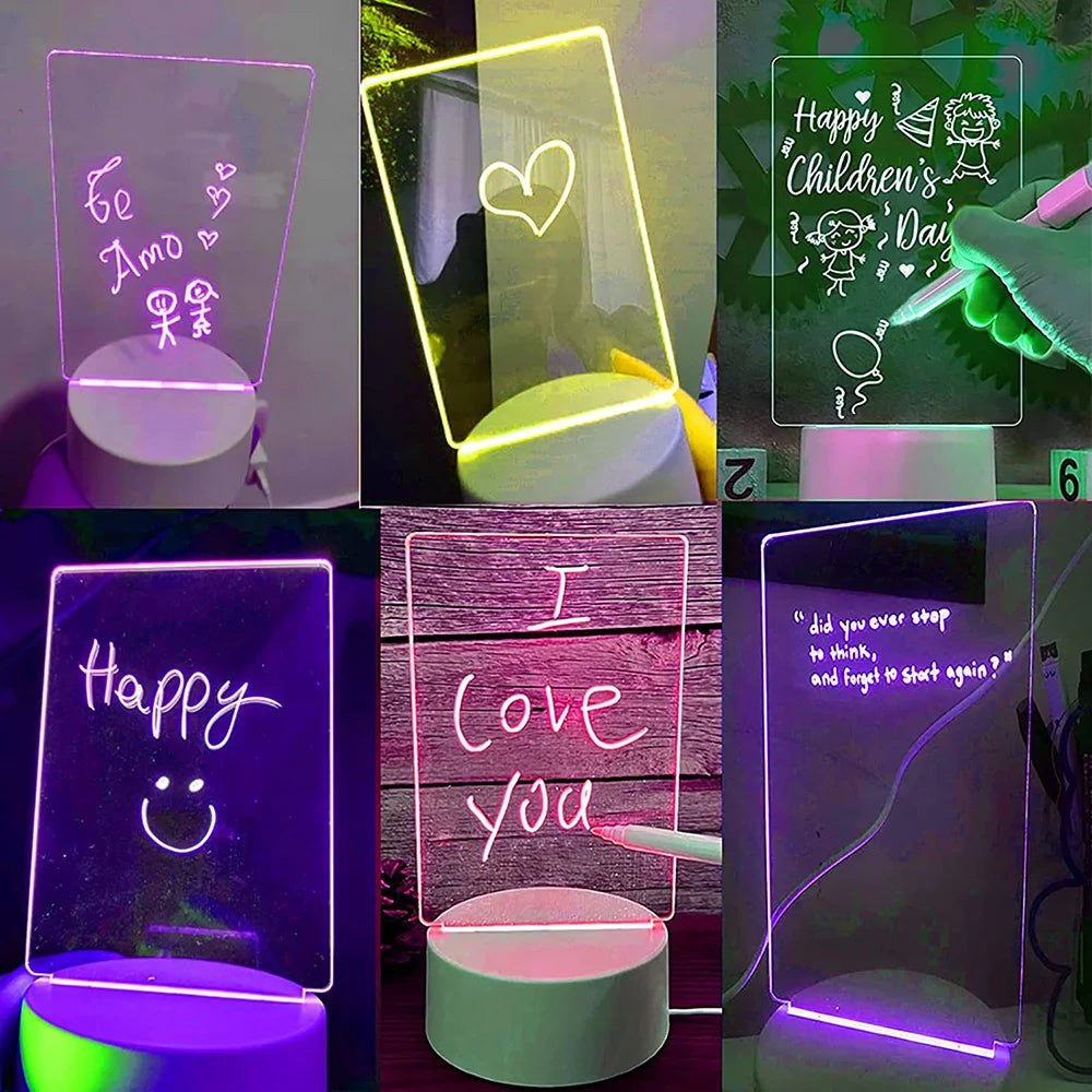 Message Board With Pen LED